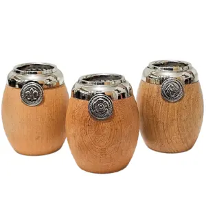 Mate De Calden Con Virola Y Dije De Alpaca