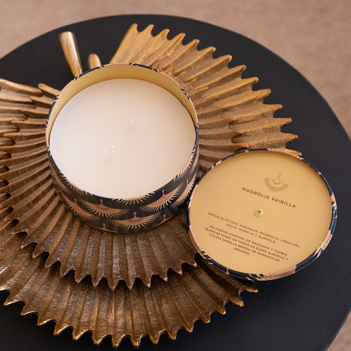 Vela Aromatica Art Collectible Magnolia Vainilla - Imagen 3