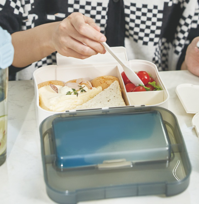 Táper De Plástico Rectangular Con Divisiones Y Gel Refrigerante Msure Glacier Box - 1500ml - Imagen 3