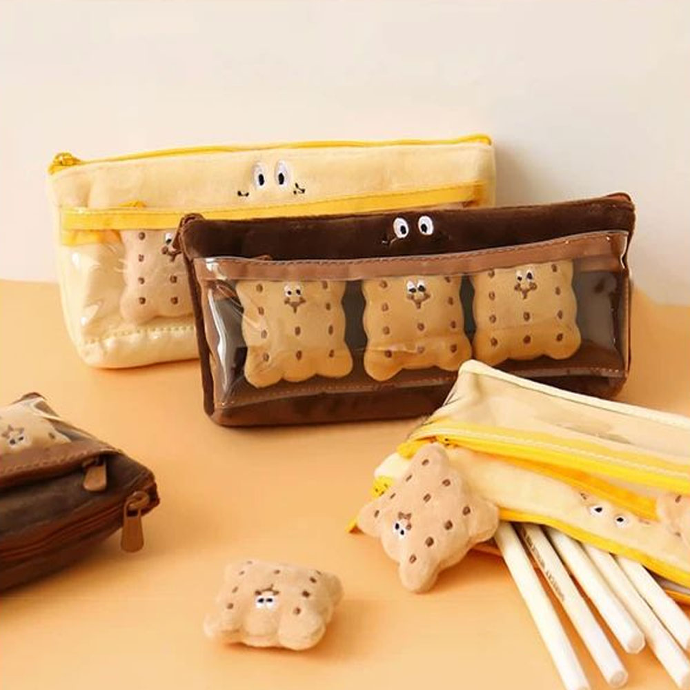 Cartuchera De Tela Cookies Brown + 3 Pines