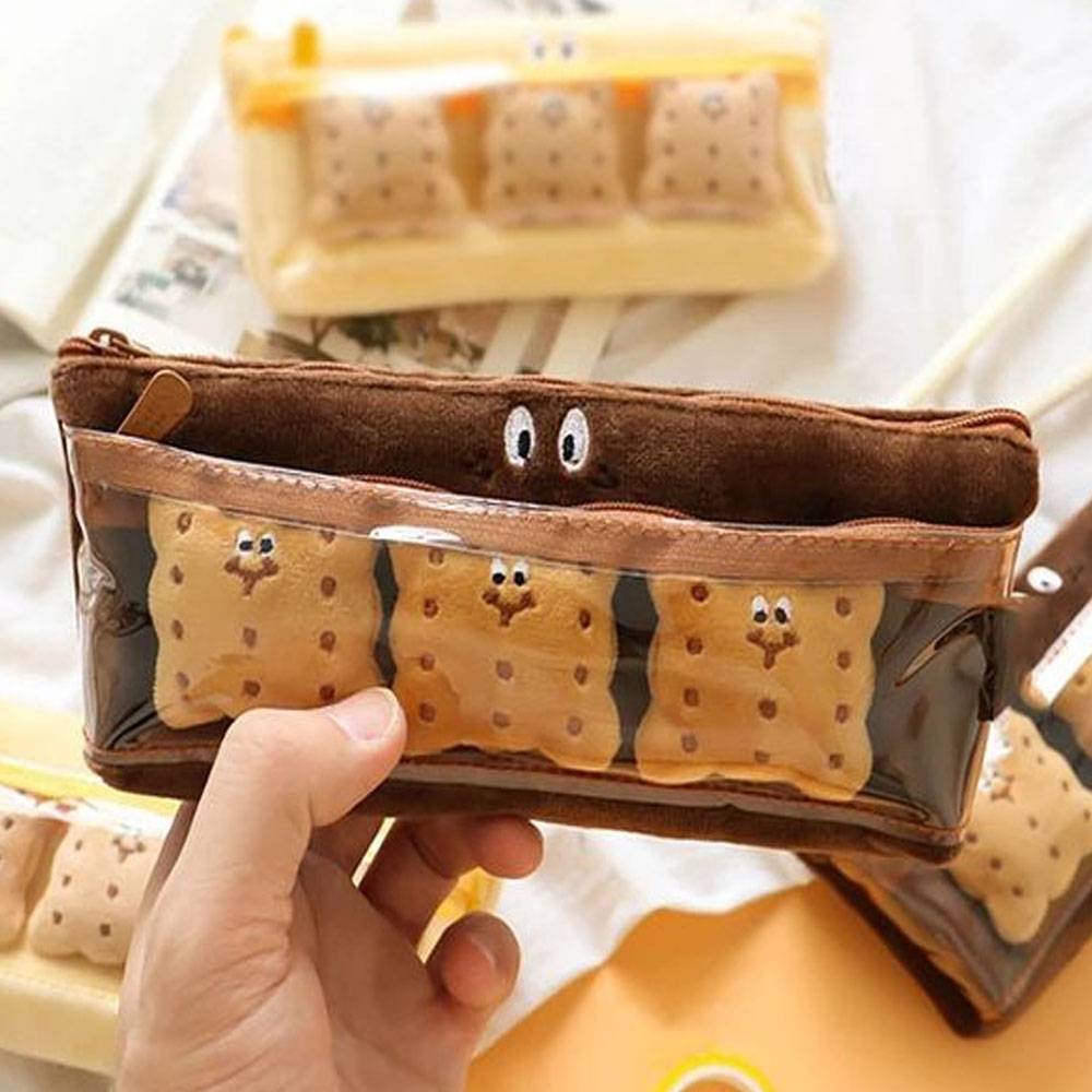 Cartuchera De Tela Cookies Brown + 3 Pines - Imagen 2