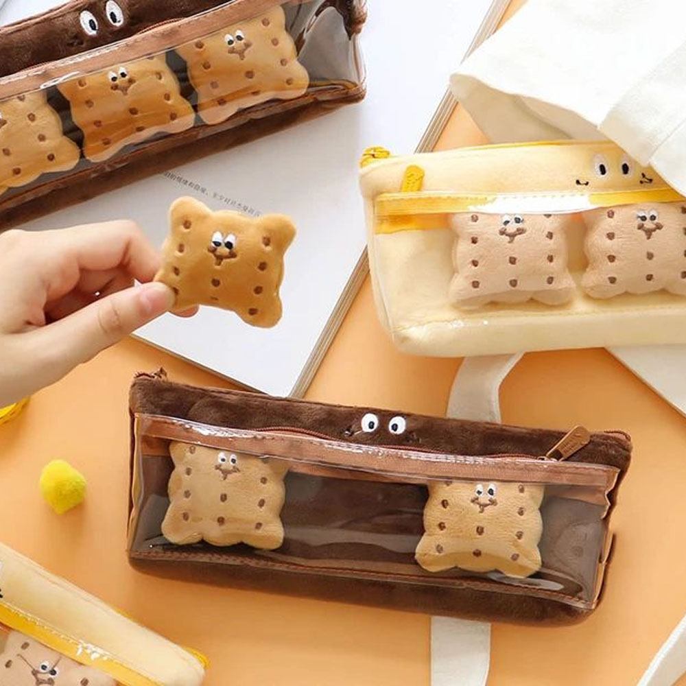 Cartuchera De Tela Cookies Brown + 3 Pines - Imagen 3