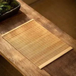 Tapete De Matcha De Bambú Artesanal