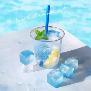 Set De 12 Cubitos De Hielo Reutilizables En Forma De Cuadrado