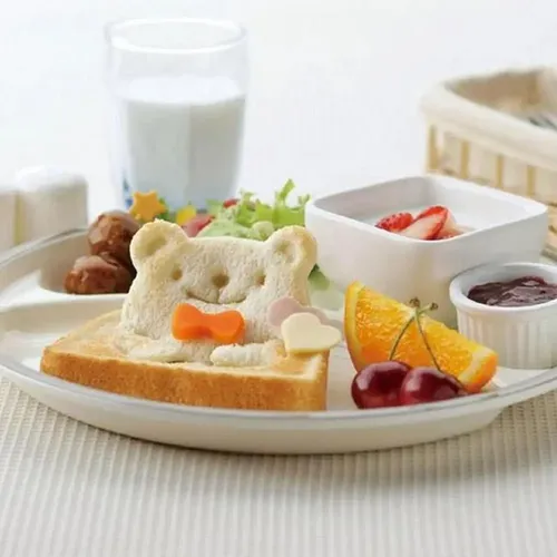 Molde Decorativo Para Sandwich Diseño Osito - Imagen 2