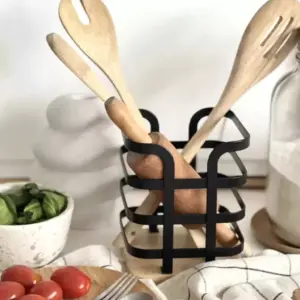 Lata Para Azucar Con Tapa De Bambú Carol