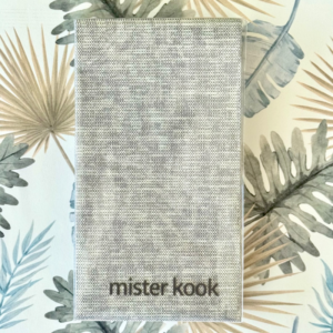 Servilletas Rectangulares Lisas Gris Oscuro